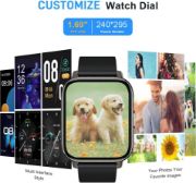 Picture of Smart Watch, Fitness Tracker 1.69" Touch Screen Fitness Watch with Heart Rate Sleep Monitor, Step Counter for Men IP68 Waterproof Smartwatch