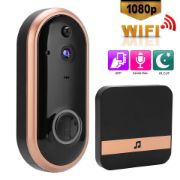 Picture of HD 1080P Video Doorbell Two Way Intercom Wireless WiFi Door Bell Night TDM