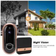 Picture of HD 1080P Video Doorbell Two Way Intercom Wireless WiFi Door Bell Night TDM