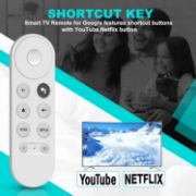 Picture of Voice Remote Control for Google Chromecast 4K Snow Streaming Player, Voice Remote for G9N9N GA01409 GA01919 GA01920 GA01923 GA02463 GA02464