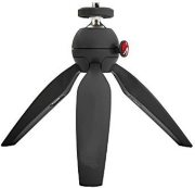 Picture of Mini Camera Tripod with Handgrip for Compact System Cameras, for DSLR, Mirrorless, Video, Table Tripod, Black