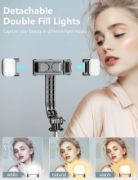 Picture of Selfie Stick Tripod with 2 Fill Lights, 45'' Extra Long Phone Tripod with Detachable Remote, Compatible with iPhone, Samsung, Smartphones