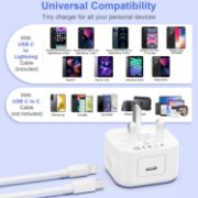 Picture of USB C Fast Charger for iPhone Charger 2Pack 20W USB C Charger Plug Power Adapter with 6FT Cable