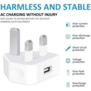 Picture of iPhone Charger Plug and Lightning Cable, [Apple MFi Certified] iPhone USB Fast Wall Charging Adapter with 2 Pack Lightning to USB Fast Charging Cord