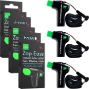 Picture of Zap Ease - 3 Pack - Electronic Insect Sting & Bite Relief for Up to 3 x 1,000 Bites - That Can Be Used at Home & for Travels, Black, 25g