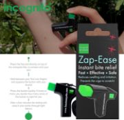 Picture of Zap Ease - 3 Pack - Electronic Insect Sting & Bite Relief for Up to 3 x 1,000 Bites - That Can Be Used at Home & for Travels, Black, 25g