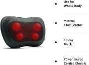 Picture of Shiatsu Massager Cushion with Heat – Deep Tissue Kneading Massage Pillow 