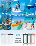 Picture of Waterproof Phone Pouch, 2 Pack IPX8 Waterproof Phone Case for Swimming, Underwater Phone Case 