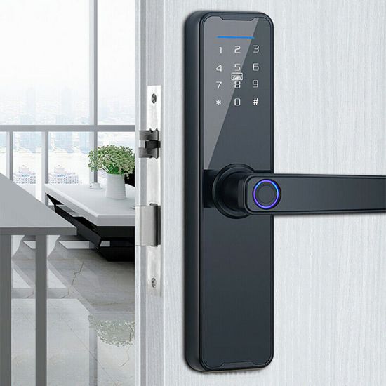 Picture of Automatic Door Smart Lock Digital Biometric Fingerprint Door Lock with 2 Key