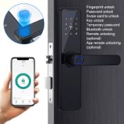 Picture of Automatic Door Smart Lock Digital Biometric Fingerprint Door Lock with 2 Key