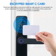 Picture of Automatic Door Smart Lock Digital Biometric Fingerprint Door Lock with 2 Key