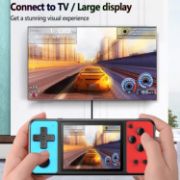 Picture of Handheld Game Console for Kids with 3.0" Screen Handheld Gamepad & AV Output Built in 270 Classic Retro Video Games Portable Gaming Player Toy