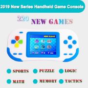 Picture of 16 Bit Handheld Games Consoles for Kids and Adults with Built in 220 HD Classic Retro Video Games 3.0'' Electronic Handheld Game