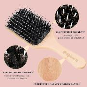 Picture of Hair Brush, Sosoon Boar Bristle Paddle Hairbrush for Long Thick Curly Wavy Dry or Damaged Hair