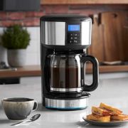 Picture of Buckingham Filter Coffee Machine, 1.25L Carafe/10 cups, 1-4 Cup brewing option, Fast brew, 24hr timer