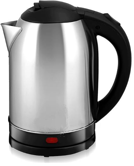 Picture of Electric Kettle, 1500W | Stainless Steel Cordless Kettle | Boil Dry Protection & Auto Shut Off | 1.8L Jug Kettle