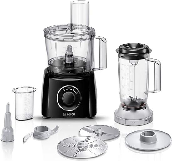 Picture of MultiTalent 3 MCM3201B 800W 2.3L Food Processor with 2 speeds, 1 litre blender and/Slicing/Grating/Beating attachments