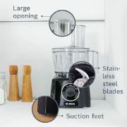 Picture of MultiTalent 3 MCM3201B 800W 2.3L Food Processor with 2 speeds, 1 litre blender and/Slicing/Grating/Beating attachments