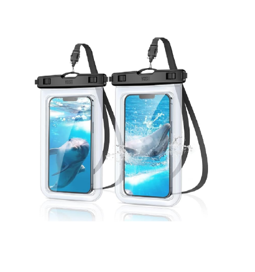 Picture of Waterproof Phone Pouch, 2 Pack IPX8 Waterproof Phone Case for Swimming, Underwater Phone Case 