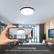 Picture of LED Bathroom, living Room, Halway, and Bed Room Ceiling Light, 18W 1500LM LED Ceiling Lights Round,  4000K Daylight White, Waterproof IP44