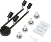 Picture of LED Ceiling Light Rotatable, 4 Way Adjustable Modern Ceiling Spotlights( Matte Black) 