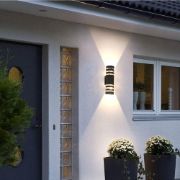 Picture of Outdoor LED Double- Head Small Wall Lamp Simple Waterproof Courtyard Light