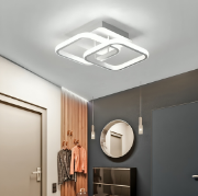 Picture of Modern Ceiling Light 22W LED Cool White 6000K, Square LED Ceiling Lights (White)