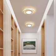 Picture of Modern Ceiling Light, 32W LED Ceiling Fixture 2350lm, Warm White 3000K, Round Ceiling Lamp for Bedroom Hallway Balcony Corridor