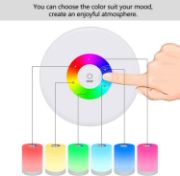 Picture of Smart Lamp, RGB Color Changing USB Rechargeable Lamp for Kids Bedroom, Living Room, Bedroom