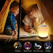 Picture of Smart Lamp, RGB Color Changing USB Rechargeable Lamp for Kids Bedroom, Living Room, Bedroom