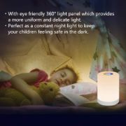 Picture of Smart Lamp, RGB Color Changing USB Rechargeable Lamp for Kids Bedroom, Living Room, Bedroom