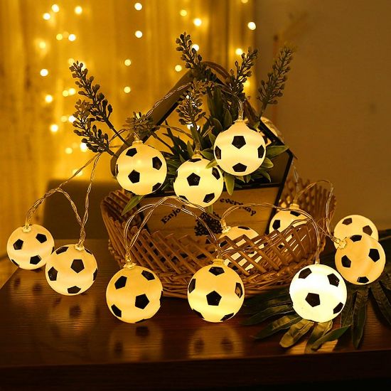 Picture of String Light 20LEDs Football Decoration - Modern World Football Modeling Indoor Decor Lighting