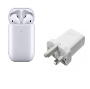 Picture of Apple Airpods  2nd Generation With MagSafe Wireless Charging Case  For iPhone 14/13/12/11/8/7/ and Support all iOS devices