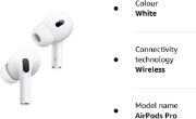 Picture of  AirPods Pro (2nd generation) With Charging Case For Apple - Bluetooth Noise Cancelling Wireless Airpods