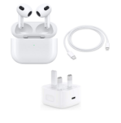 Picture of Apple AirPods (3rd Gen) with MagSafe Case | Enhanced Audio & Seamless Connectivity for iPhone, iPad, MacBook | Seller Warranty